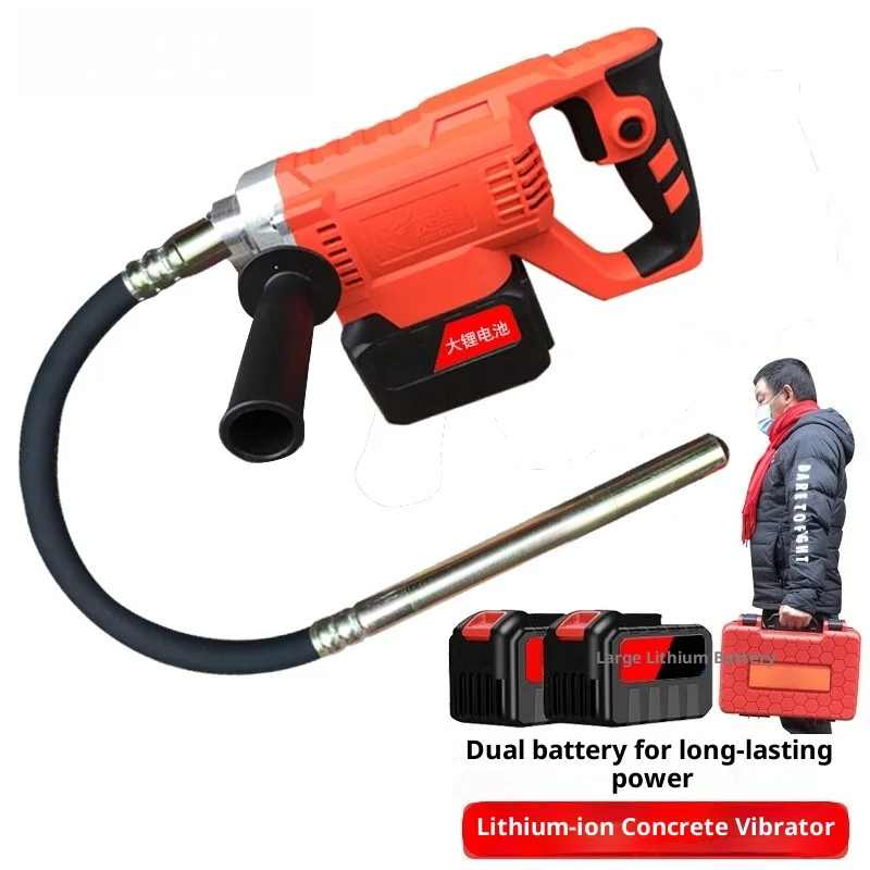 Brushless Lithium Battery Cordless Concrete Cement Vibrator Industrial Grade Multifunctional Power Tool Anal Toy Trilnaald Beton