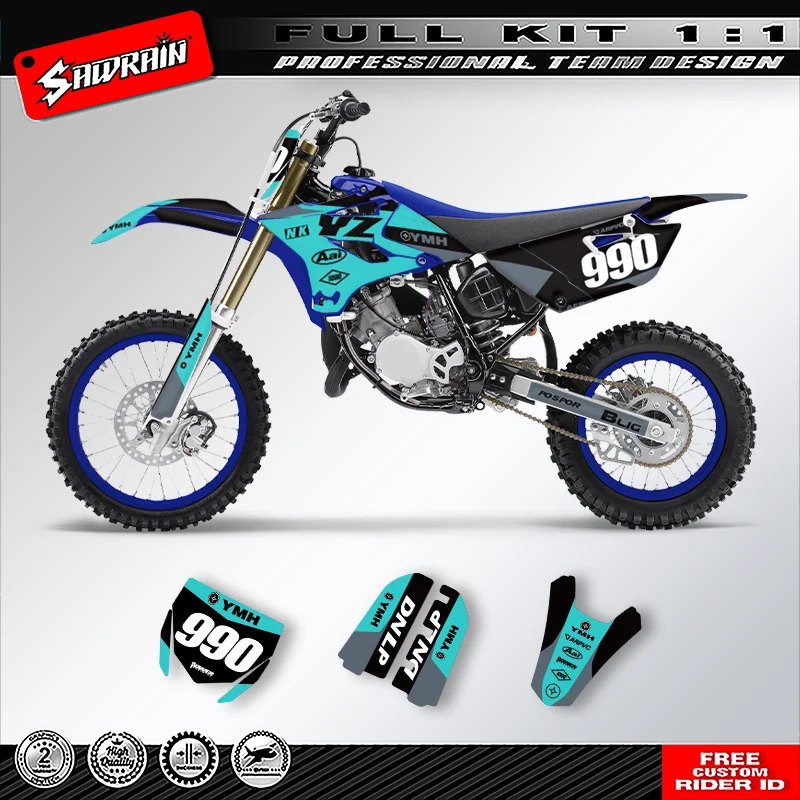 

Sawrain Racing Graphics Decals Kit for Yamaha YZ85 2015-2021 011