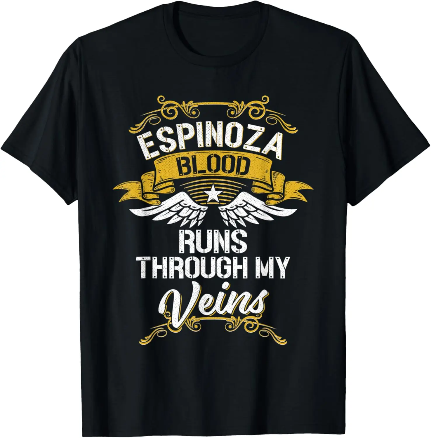 Espinoza Blood Runs Through My Veins T-Shirt