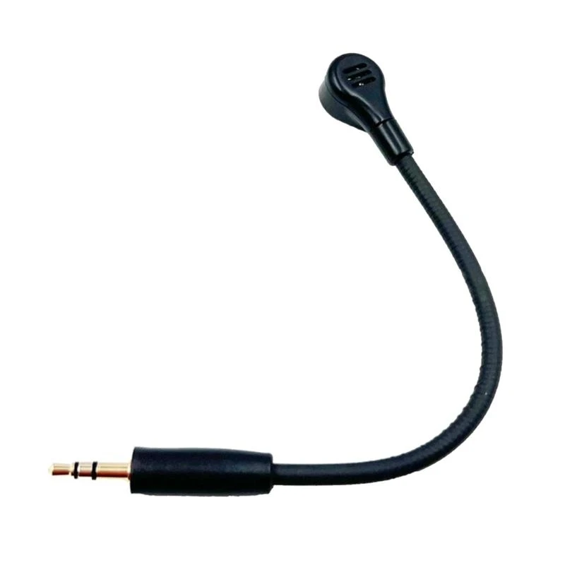 Micrófono juego repuesto, brazo micrófono 3,5mm para Kingston-Hyper X Cloud Orbit S, accesorios auriculares para
