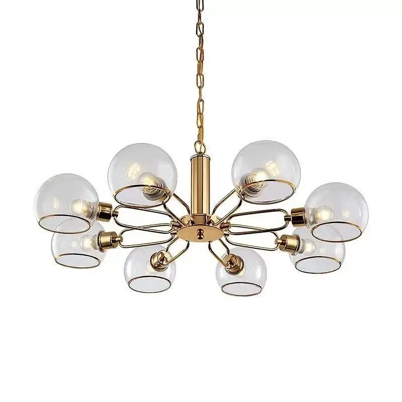 Nordic Style Chandeliers for Living Room and Hotel Wholesale Remote Control Ceiling Lighting