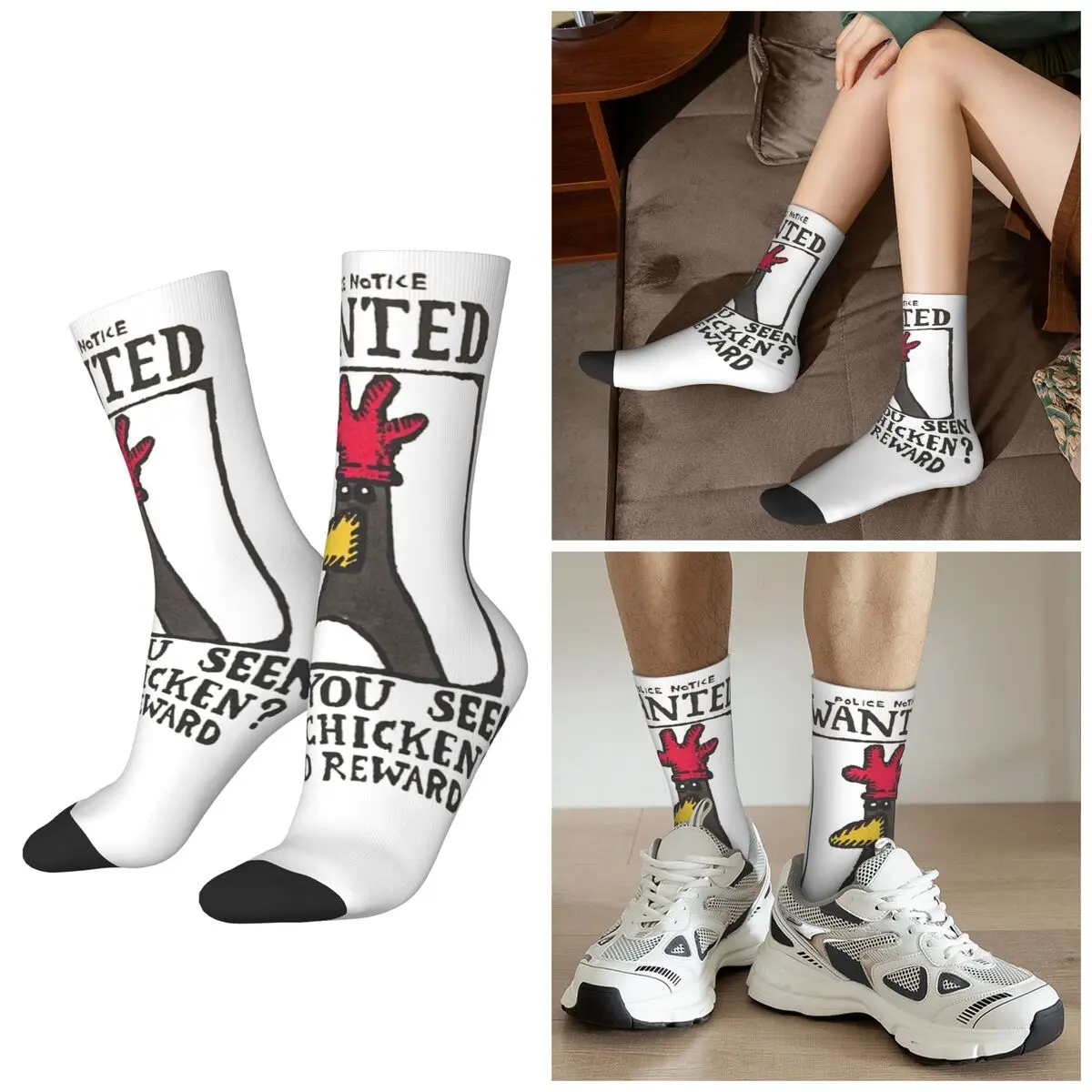 

Всесезонные носки с курицей, спортивные носки в стиле Харадзюку, супер мягкие чулки для мужчин и женщин, рождественские подарки