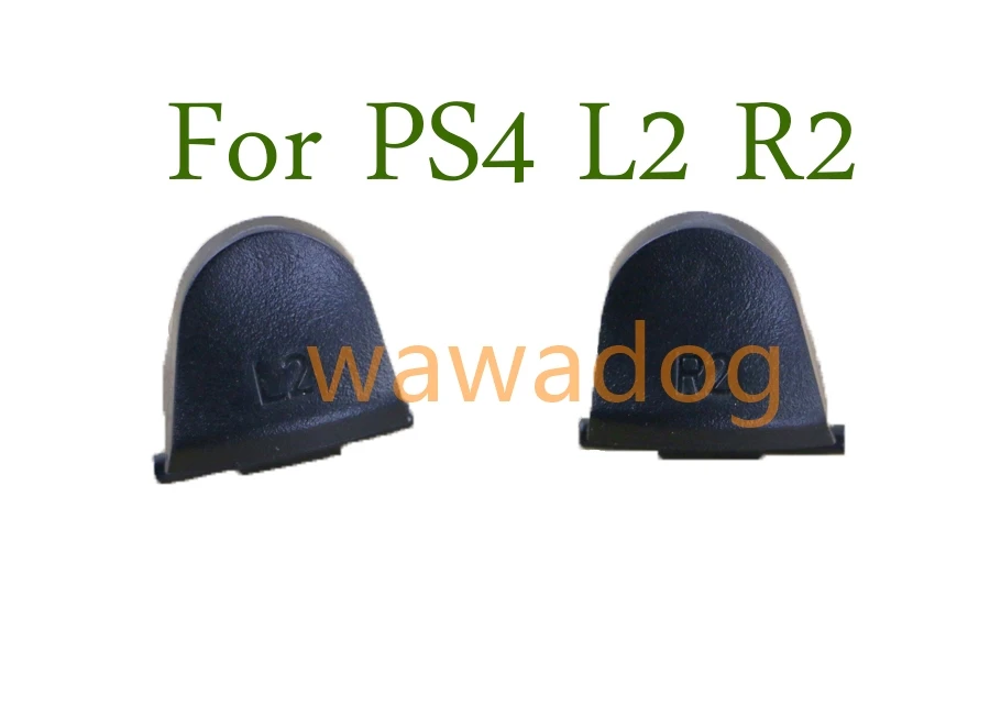 عدد 2 قطعة/قطعة أزرار استبدال أسود R2 L2 مشغلات لـ Dualshock 4 لملحقات ألعاب PS4 ملحقات ألعاب PS4