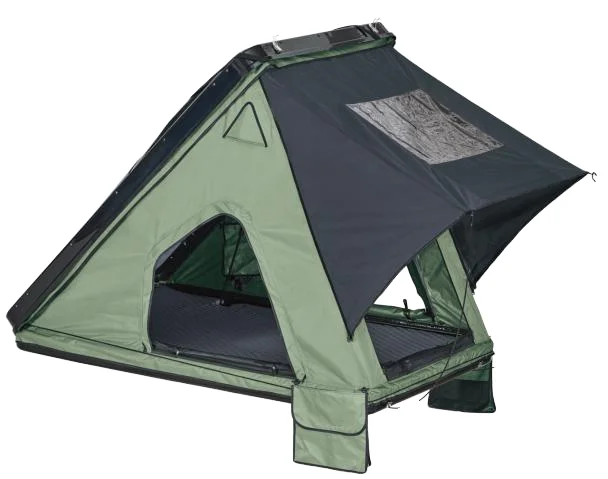 2026 Rooftop Tent Hard Shell New Cross-border Aluminum Alloy Honeycomb Roof Tent Triangle Outdoor  Automatic Off-road Rainproof