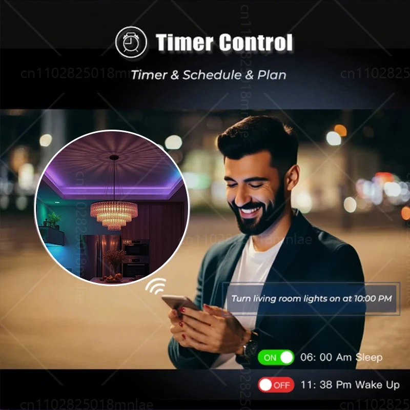 E14 Tuya Свеча Лампа Smart Life Управление Приложением Умная Лампа Wi-Fi Bluetooth RGBCW Светодиодный Свет 220 В Alexa Google Home Alice Smartthings