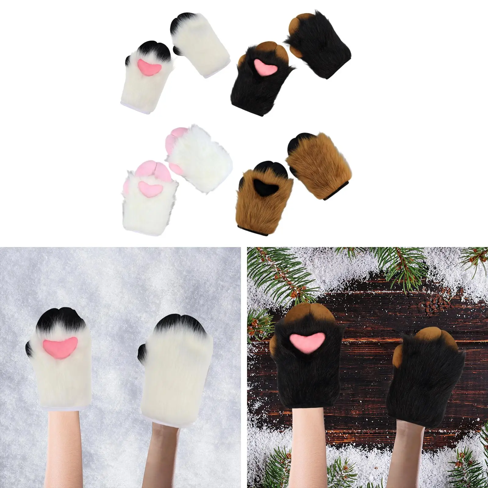 Pattes gants vêtements à main accessoires de Costume mains griffe habiller gants à griffes pour
