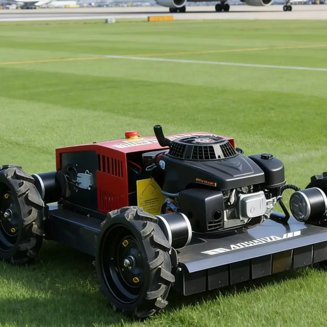 

Customized Remote Control Lawn Mower with Perfect After-Service Support Factory Supply Spare Parts Technical Guidance