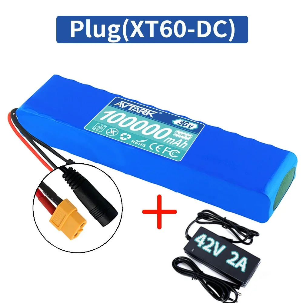 

36V 100Ah 10S3P 36V Battery 600W 42V 18650 Battery Pack for Xiaomi M365 Pro Ebike Bicycle Scooter Inside with 20A BMS