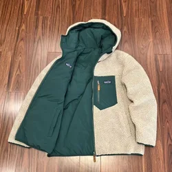 Outdoor Lambskin Double-sided Cotton Coat Thickened Hooded Warm Couple's Jacket 2024 Autumn and Winter New Fashionable Jacket