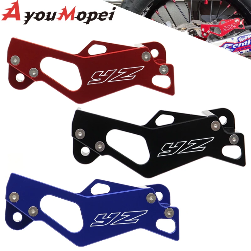 

For YAMAHA YZ125 YZ250 YZ250F YZ450F Motorcycle Aluminum Rear Brake Caliper Guard Protect Protector YZ LOGO 2006-2021