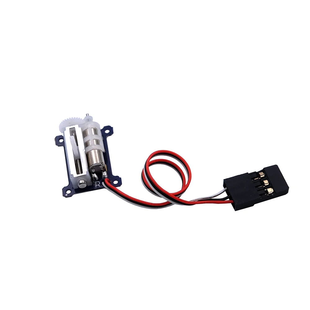 AGFRC Micro Linear Servo - 2PCS Upgrade 9mm 1.5g Digital Linear Coreless Servo for Mini Aircraft (JR-Left-Side)