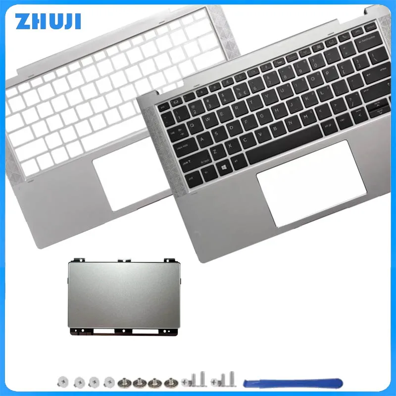 

New For EliteBook X360 1030 G3 1030 G3 Laptop US Keyboard Palmrest Top Case Upper Cover Keyboard with Backlight L31882-001