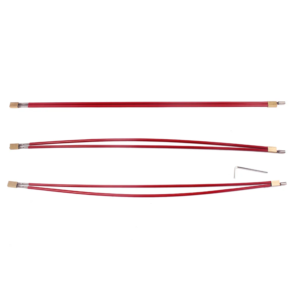 

457mm Guitar Truss Rod Two Way Adjustable Dual Head Straight Channel Replacement for Neck Upbow Backbow Control