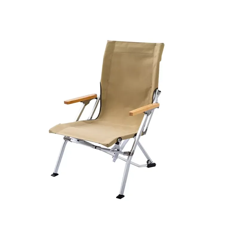 High Back Sea Dog Folding Chair Portable Recliner Fishing Chair Aluminum Alloy Outdoor Camping Chair Exquisite Outdoor