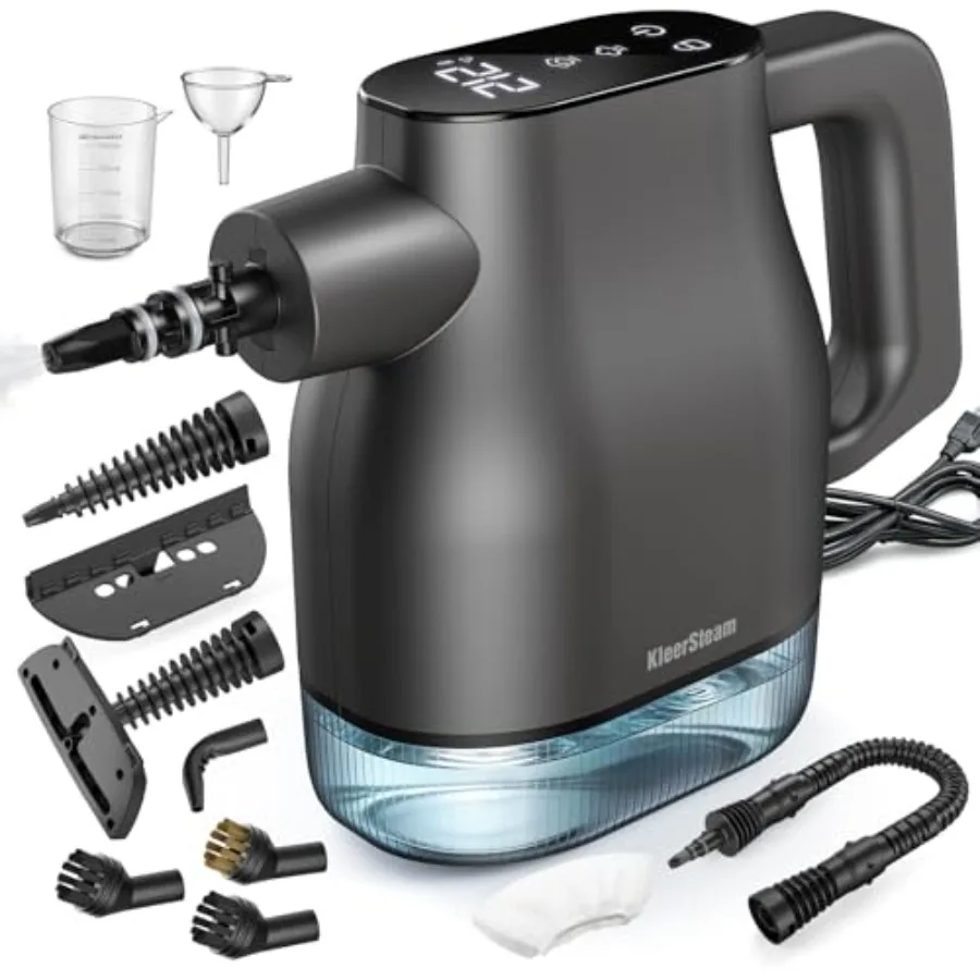 

Handheld Steam Cleaner 3s Fast Heating for Home with Touchscreen 1350W High Temp 135C/150C Pressurized Portable Steam Cleaner w