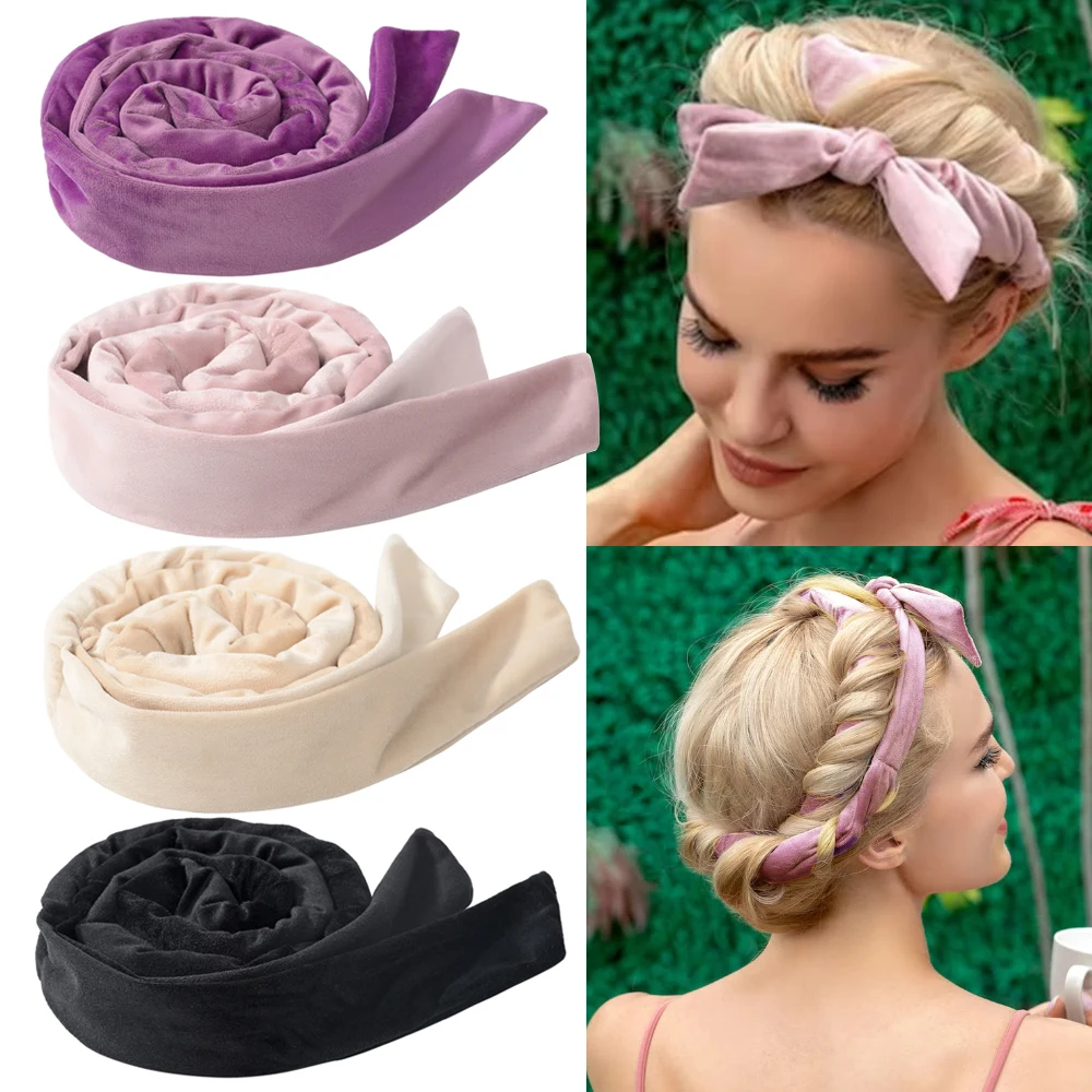 

Heatless Curling Rod Headband No Heat Soft Hair Curlers Lazy Hair Rollers Sleeping Make Curls Bar Wave Formers DIY Styling Tools