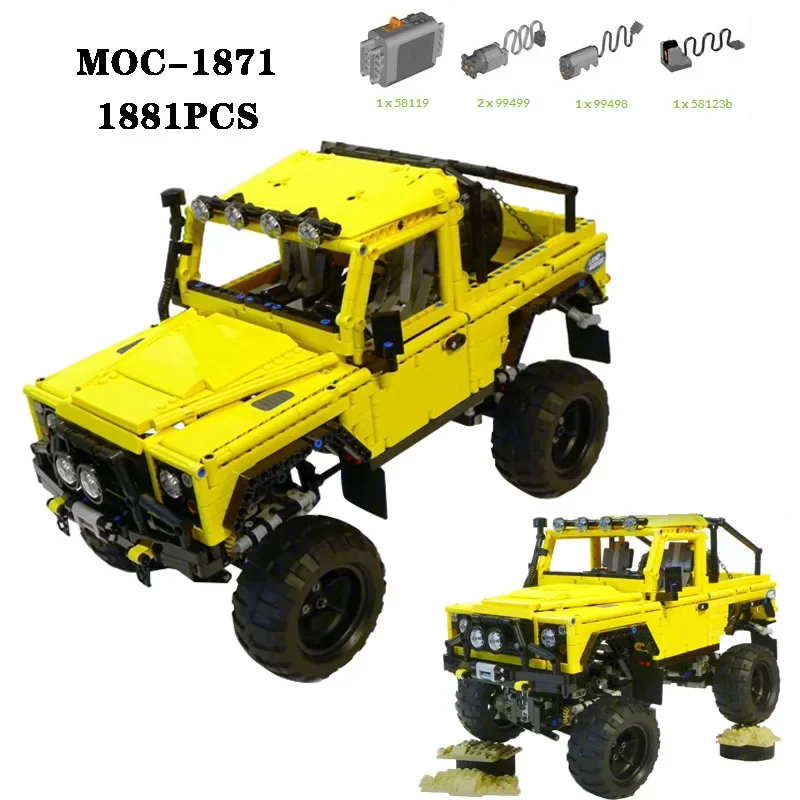 

Classic Building Block MOC-1871 Off-road High Difficulty Splicing Toy Adult and Children's Toy Birthday Christmas Gift