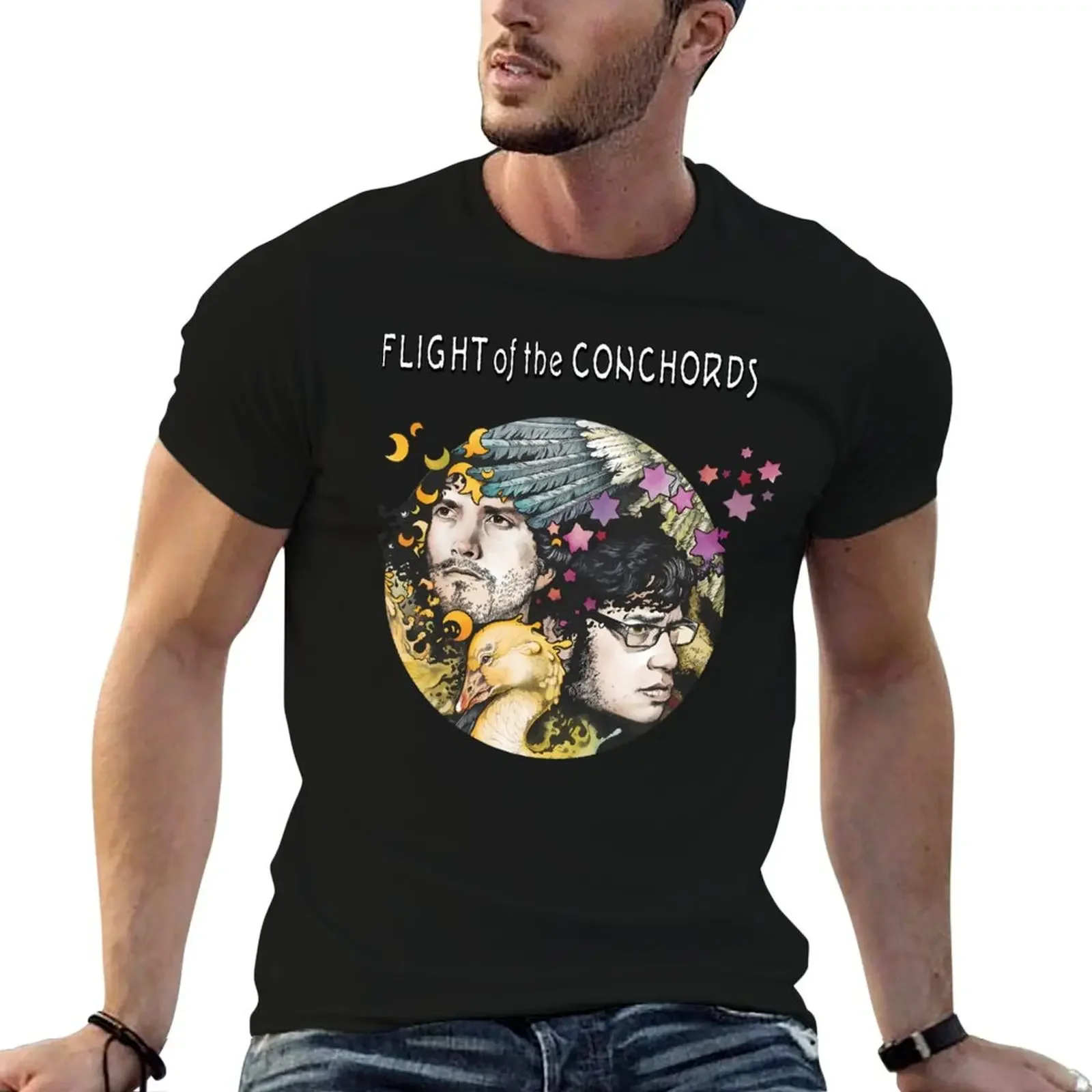 Flight Of The Conchords Band Flight Inside T-Shirt plus sizes sublime new edition plus size men clothing