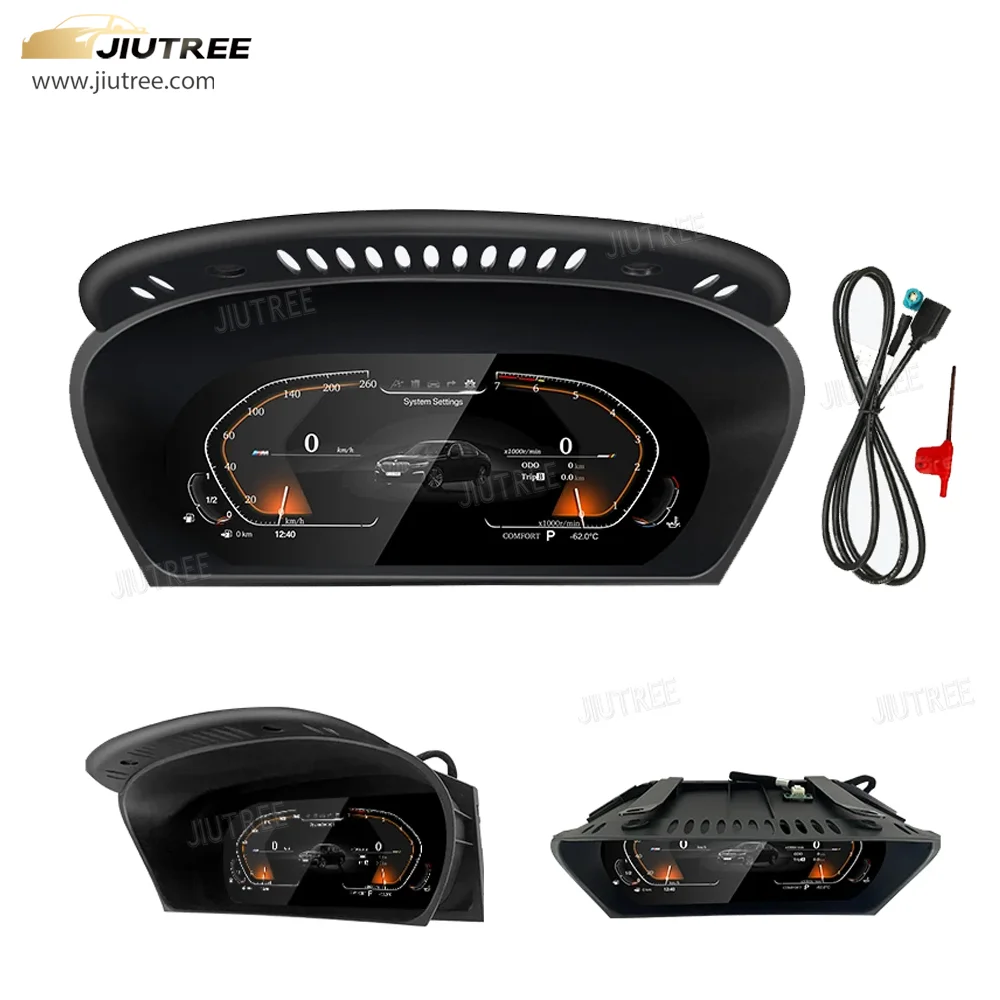 

12.3" LCD Digital Cluster Instrument Panel Dashboard Modification Smart Car Speedometer For X5 E70 X6 E71 F15 F16 2007-2017