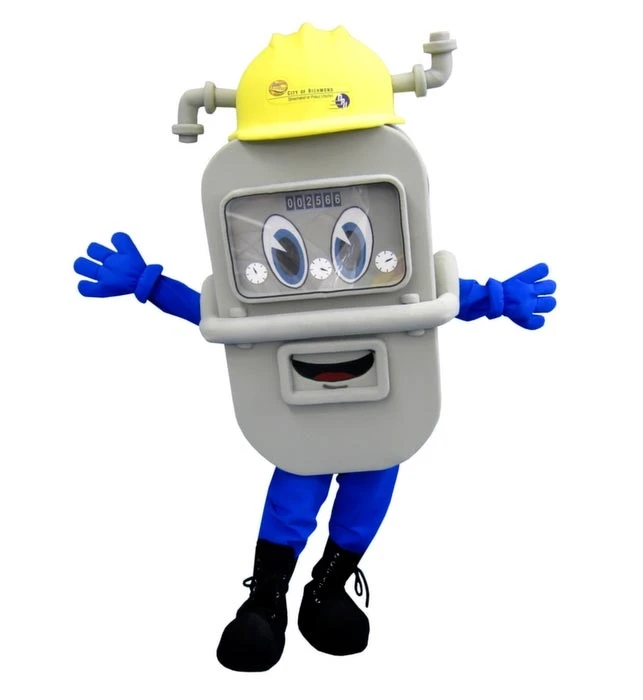 

utility buddy mascot costume gas meter custom fancy costume anime cosplay kits mascotte fancy dress carnival N31868