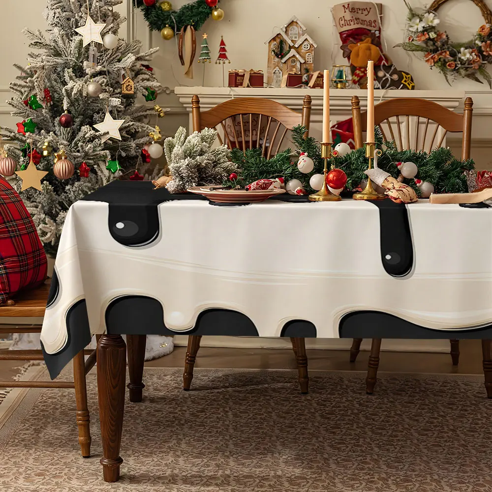 Dragon Fruit Delight Waterproof table cloth, splash-proof tablecloth, for party, Halloween, Christmas, dining, camping