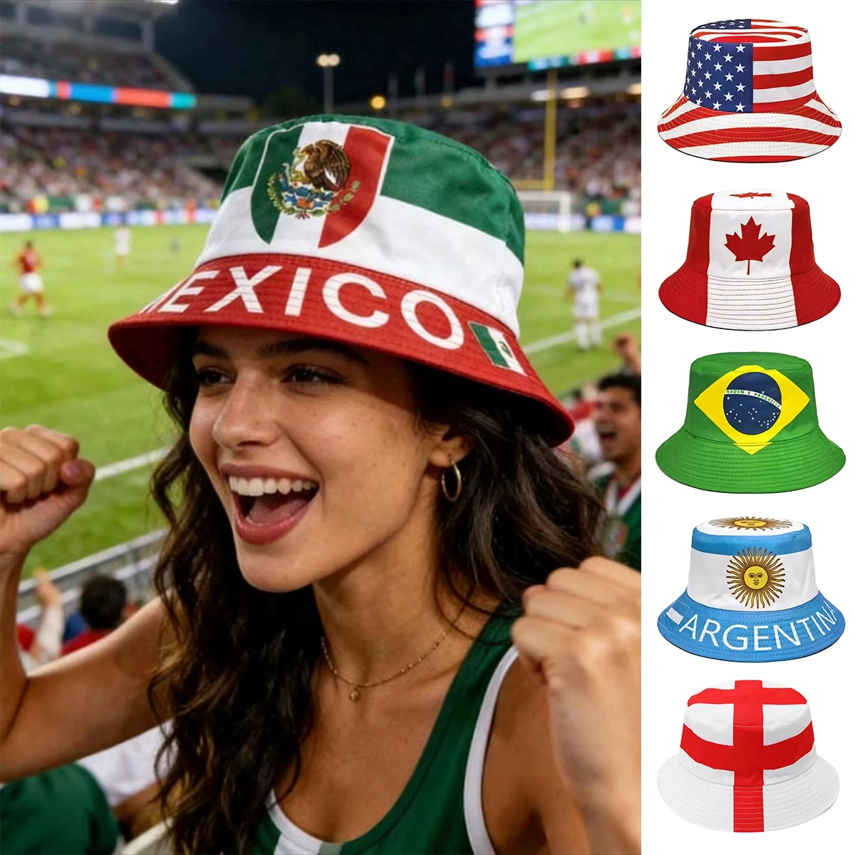 chapeu-de-sol-estampado-com-bandeira-para-torcedores-de-futebol-masculino-feminino-e-infantil--bone-de-pescador-para-apoio-a-equipes-chapeu-panama-com-protecao-solar-para-o-verao