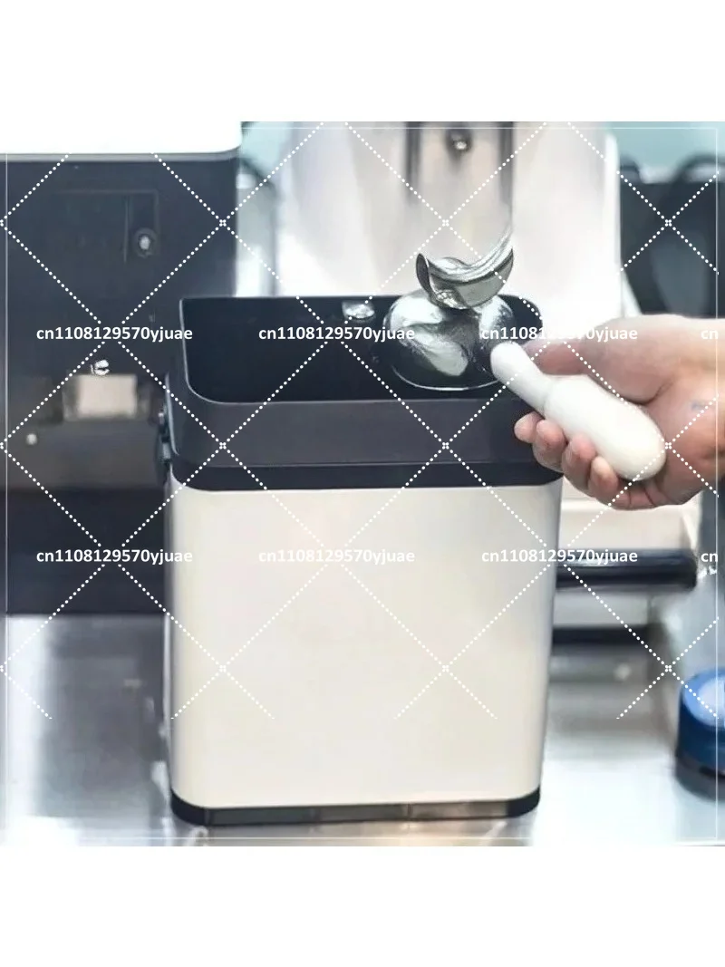 Electric Powder Bowl Cleaner Automatic Handle Brush Coffee Dust Cleaning Tool