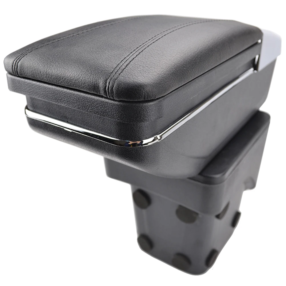 Für Ford Focus MK2 2005-2011 Mittelarmlehne Leder Schwarz Passende Armlehne