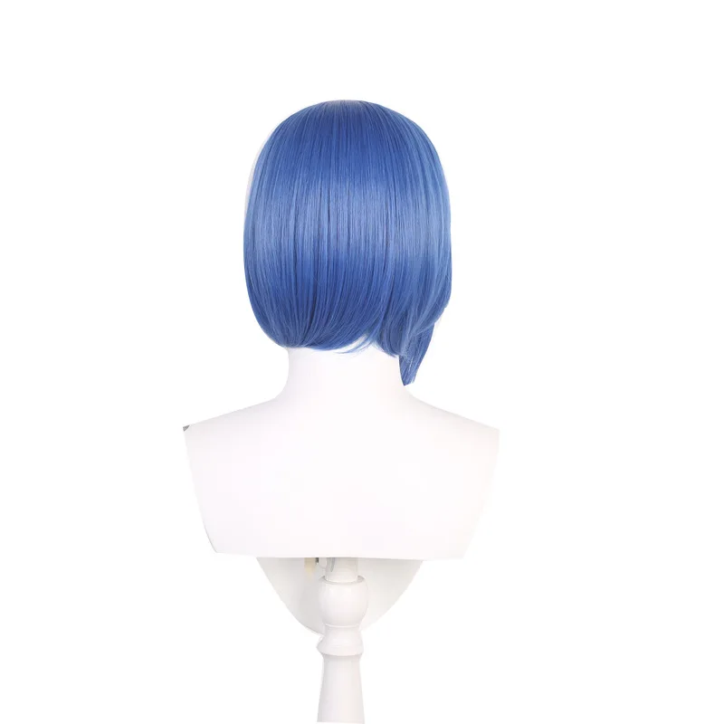 Anime BOCCHI THE ROCK CHRISTada Ryo Cosplay Perruque pour Femme, Cheveux Courts Bl192.avec Frange, Halloween, ixde Carnaval, Perruques de Chaleur