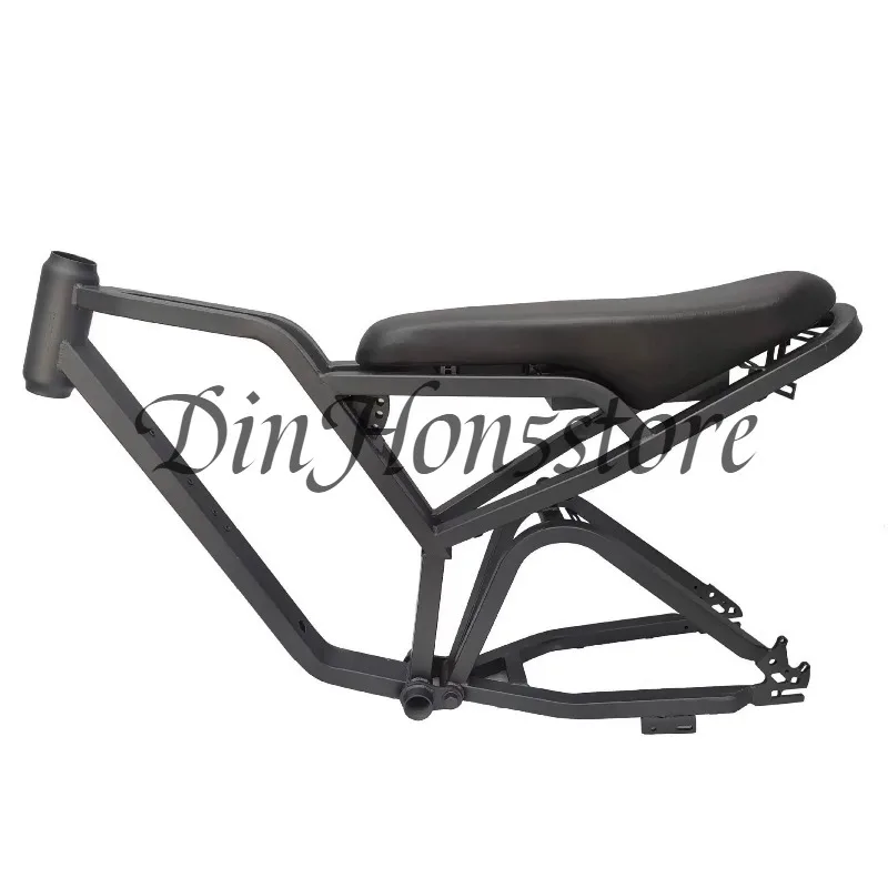 Retro electric bicycle frame 20-inch snowmobile electric vehicle frame off-road electric motorcycle frame design