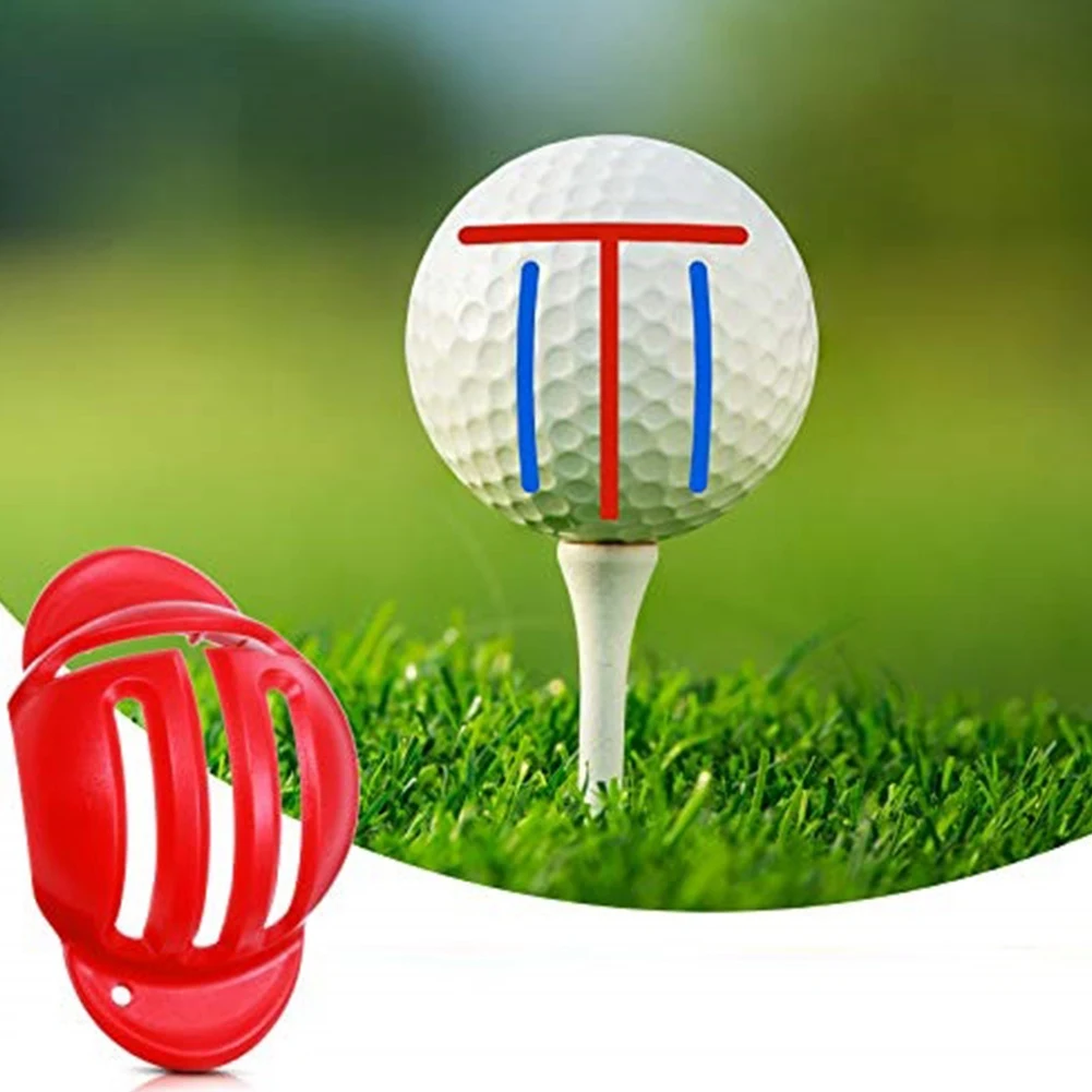 Doublure de marqueur de ligne de balle de golf et 4 stylos marqueurs de balle de golf, outil de dessin de ligne, 11% ment, 5 pièces