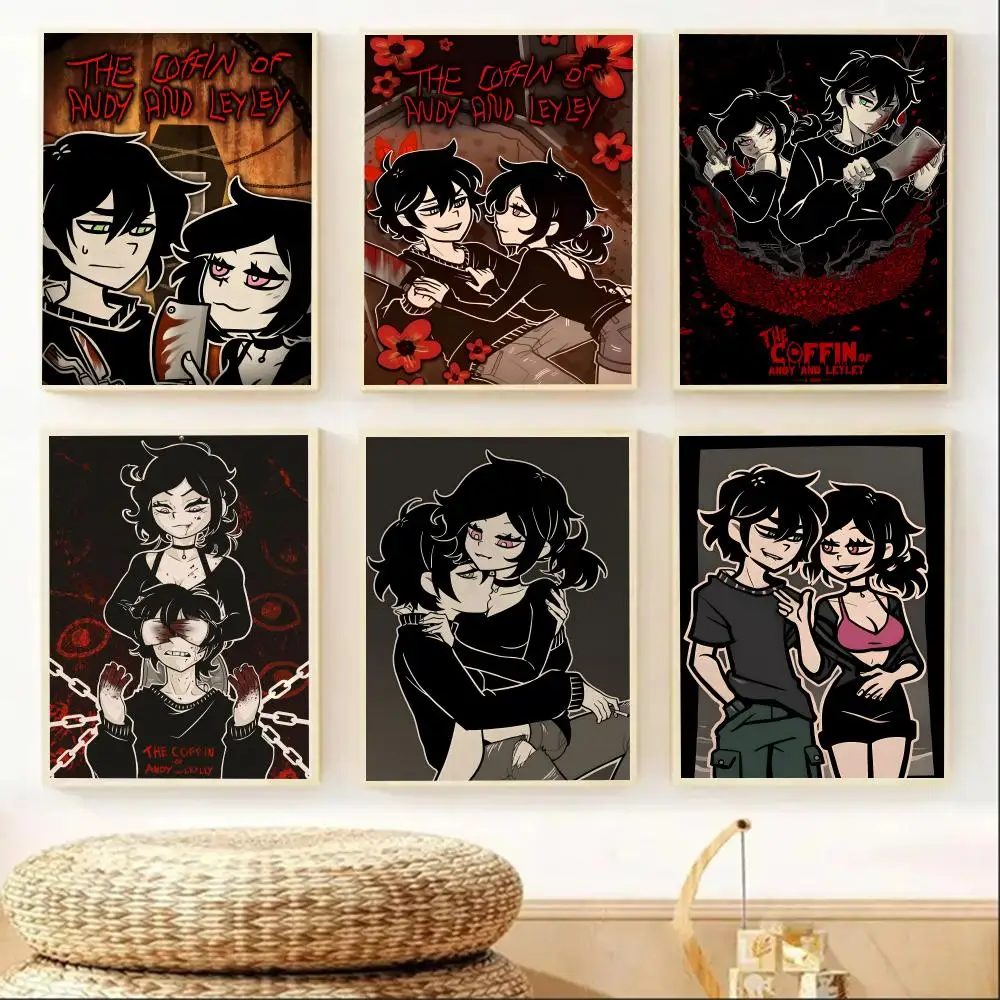 Game The C-coffin Of Andy And Leyley Poster HD Print Crease Free Mural Art Photos For Living Room Home Wall Decor Canvas