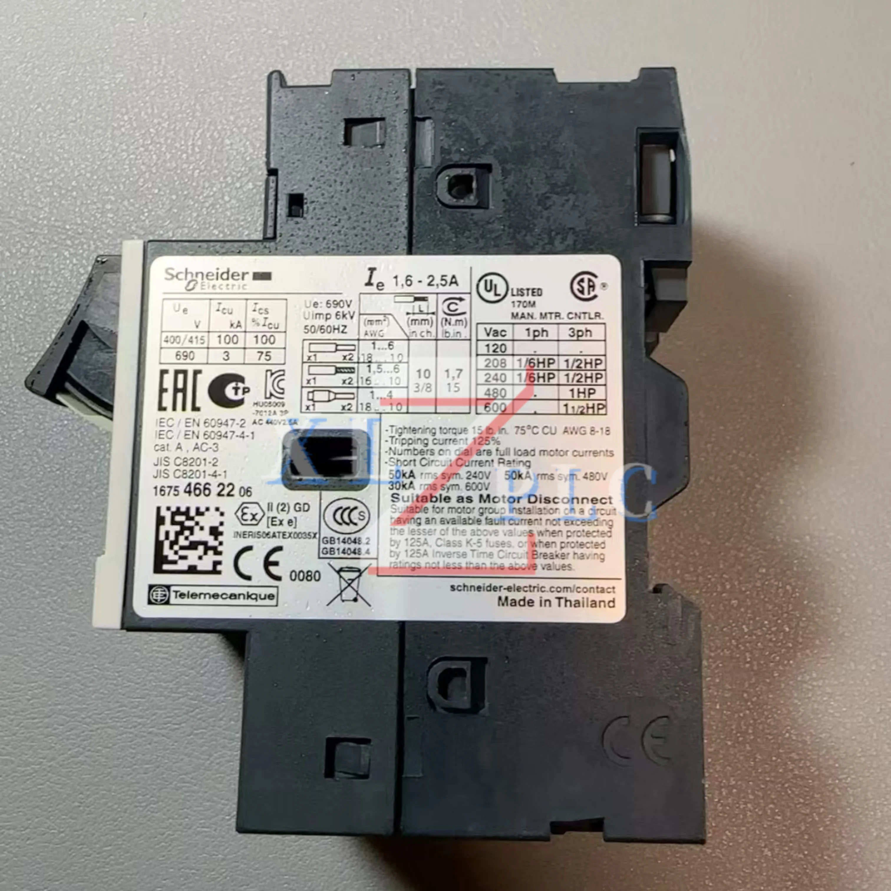 

circuit breaker new original GV2ME07 GV2P32