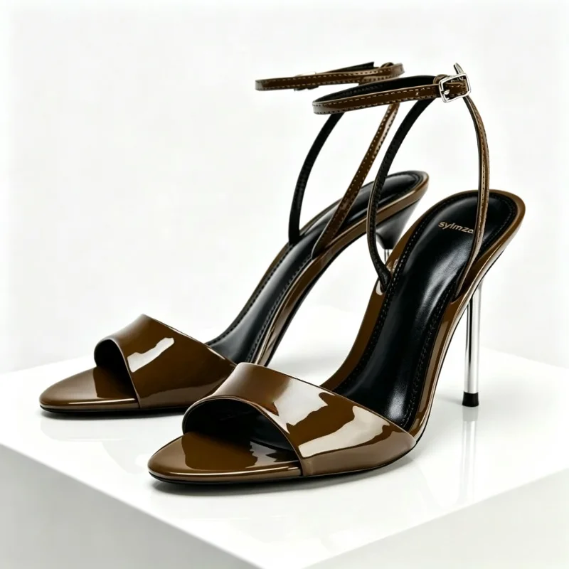 Sandalias de tacón alto de cha - Women Shoes Brands reseña y precio