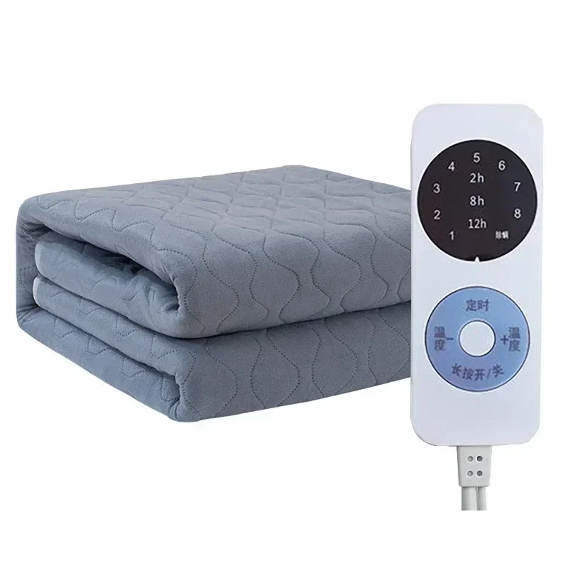 1.5x1.2m Electric Blanket 4-Speed Temperature Adjustment Timing Remove Mites Electric Blanket Single Control Electric Mattress