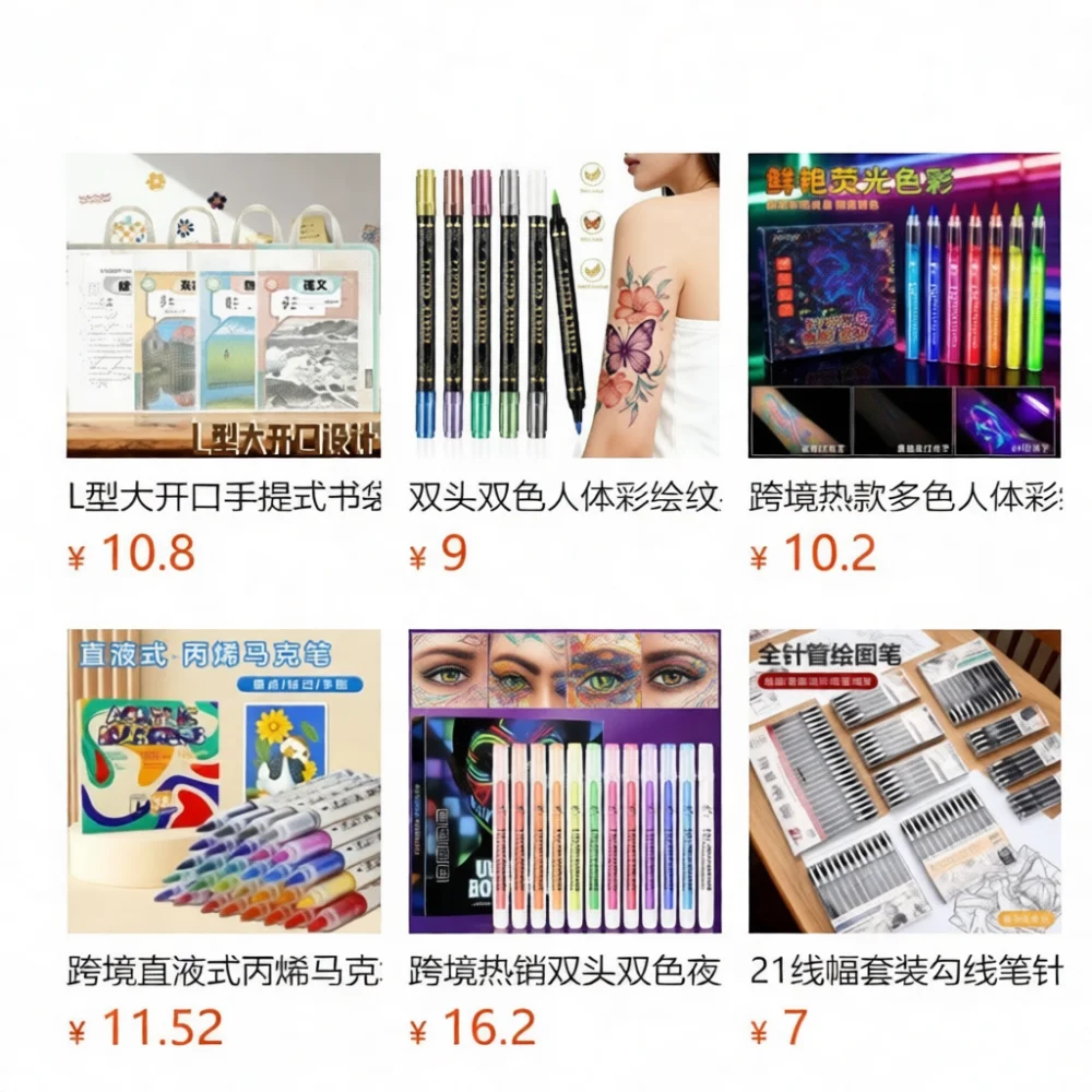 Metallic Shimmer Drawing Markers Double Line Pens For DIY Scrapbooking Journaling Creative Art Supplies School Stationery