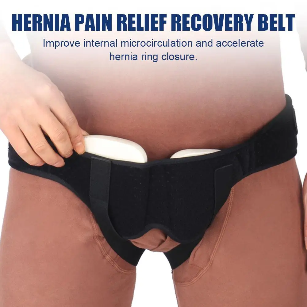 Adult Hernia Pain Relief Recovery Belt Groin Hernia Support For Men And Woman Hernia Bag With 2 Removable Compression Pads Care