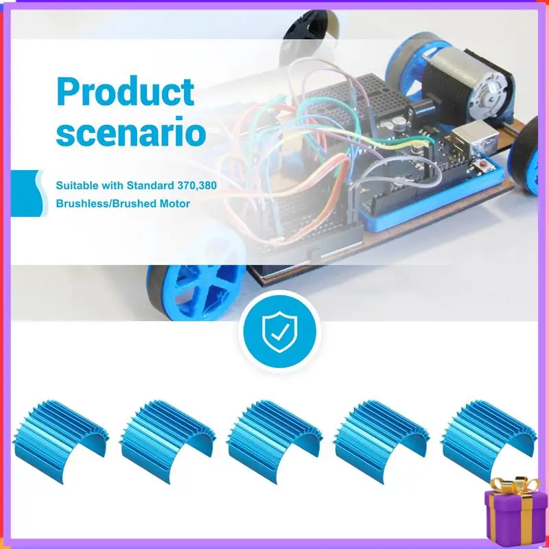 

Advanced Aluminum Motor Heat Sink 2838 2845 2850 370 380 Brushless Motor Heatsink For 1/18 1:16On/Off Buggy-RC CAR