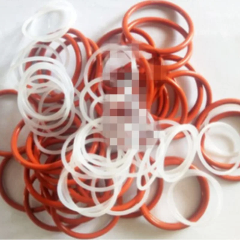 100pcs outer diameter 22/23/24/25/26/27/28/29/30x2mm silicone O-ring high temperature resistant waterproof ring