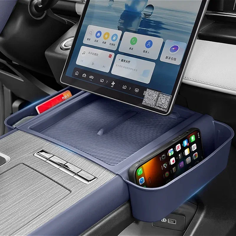 For Geely Boyue L Atlas FX11 Starray 2024 Car Wireless Filling Panel Silicone Mat Car Interior Modified Storage Box Accessories