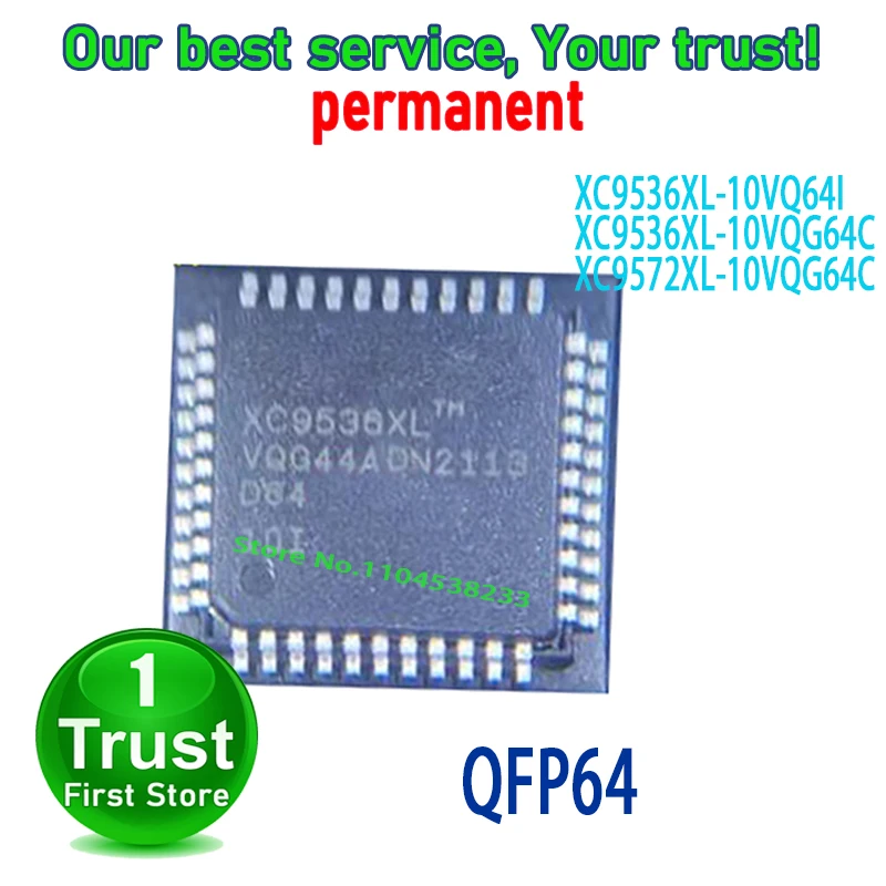 10PCS~5PCS/LOT XC9536XL-10VQ64I XC9536XL-10VQG64C XC9572XL-10VQG64C QFP64 new original