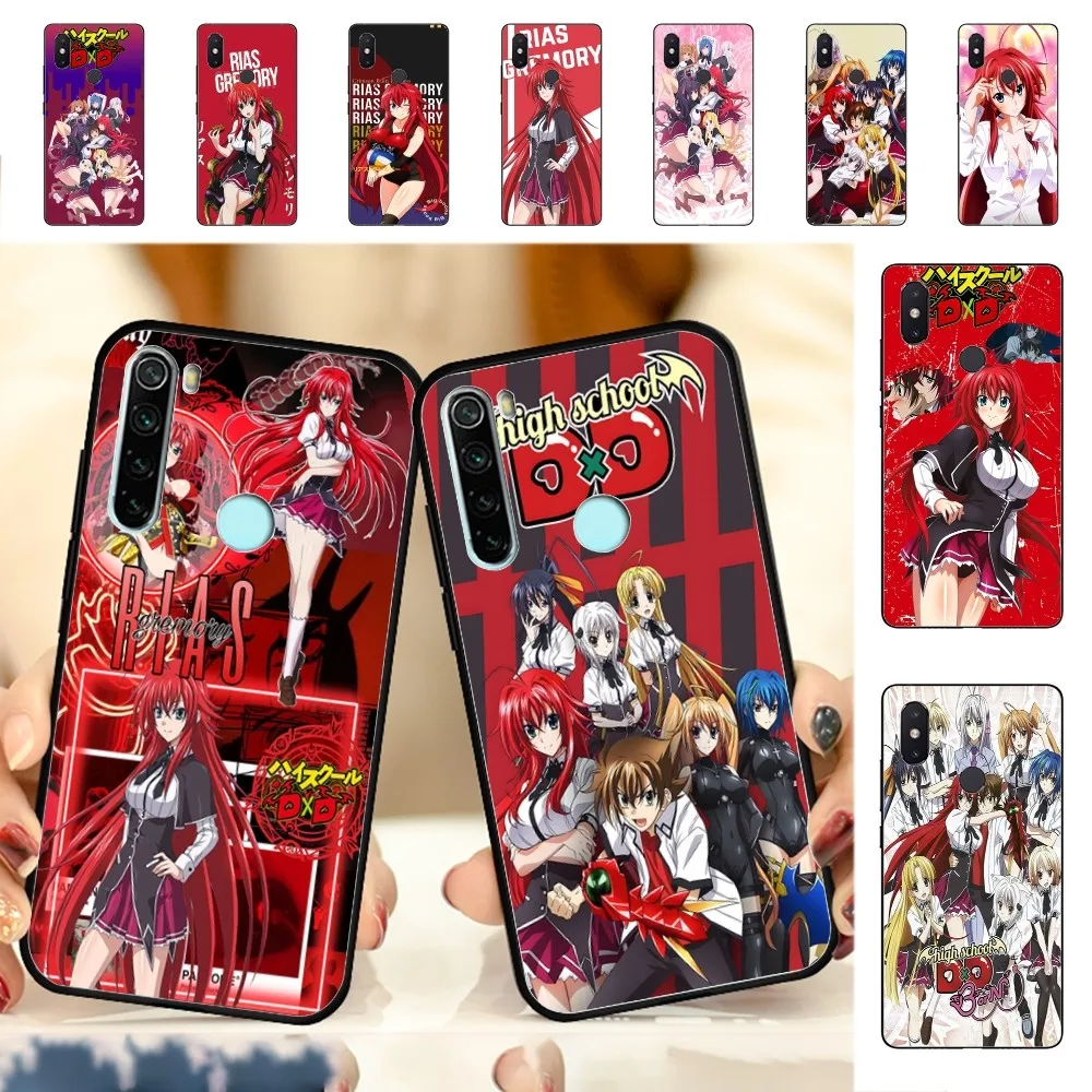 H-High S-School DxD Rias Gremory Phone Case For Redmi Note 4 X 5 A 6 7 8 T 9 9S 10 11 11S 11Epro Poco M3 Pro