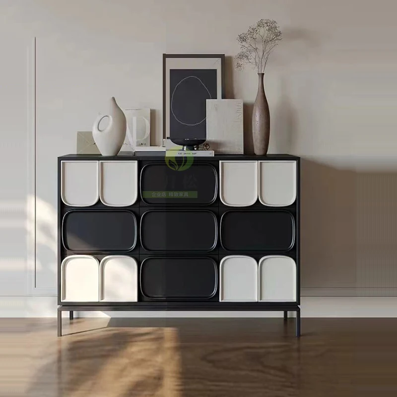 الشمال الأحذية خزائن غرفة المعيشة خزانة الغرور مكتب خزائن غرفة المعيشة ديكور الخشب عرض Cajonera الأثاث العصري