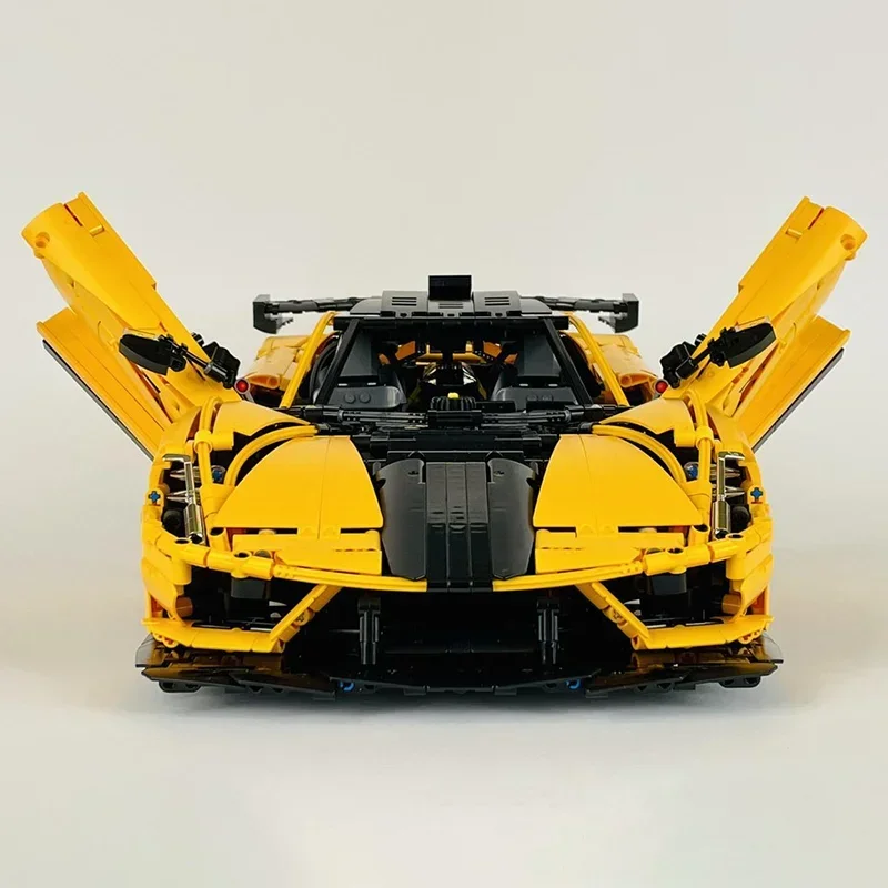 Stadt Autos Modell Moc Bausteine F5 Champion Geschwindigkeit Autos Modell Technische Ziegel DIY Montage Bau Urlaub Geschenk Spielzeug