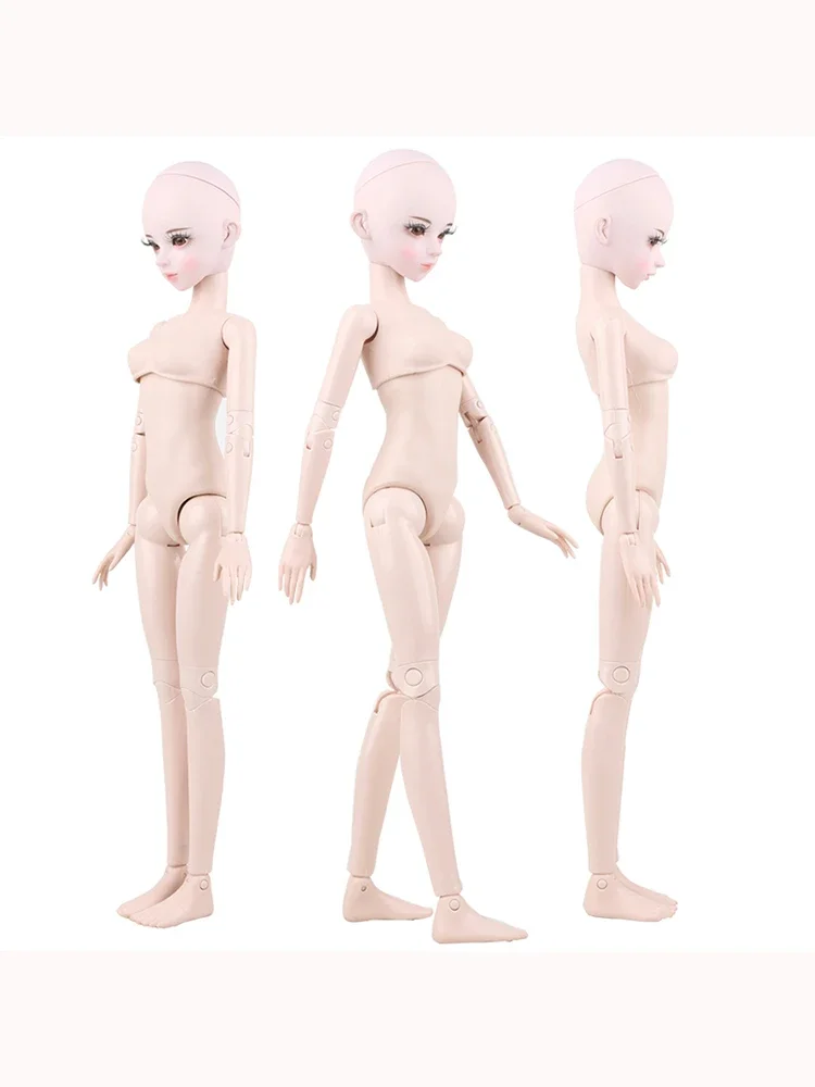 1/3 BJD Doll Nude Baby Girl 60 Cm 23 Joints Can Be Practiced At The Beginning To Change Makeup Doll Head