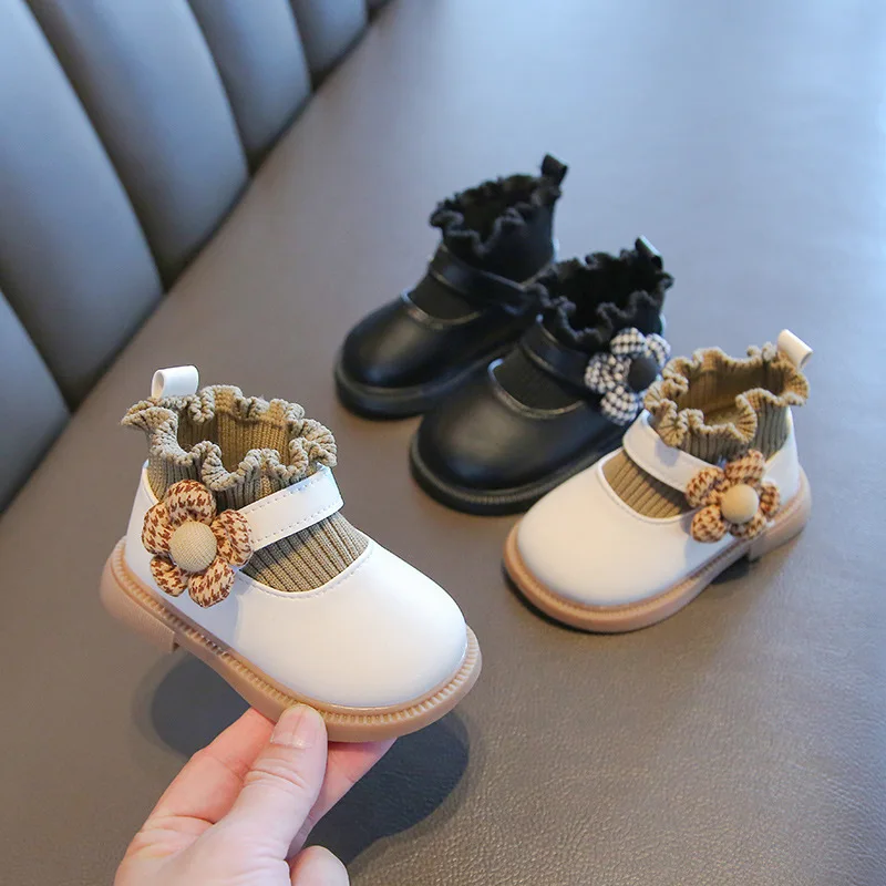 

Children Shoe Cute Girls Party Dresses Leather Shoes Anti Slip Kids Casual Shoes Baby Toddler Casual Leather Shoes Zapatos Niña