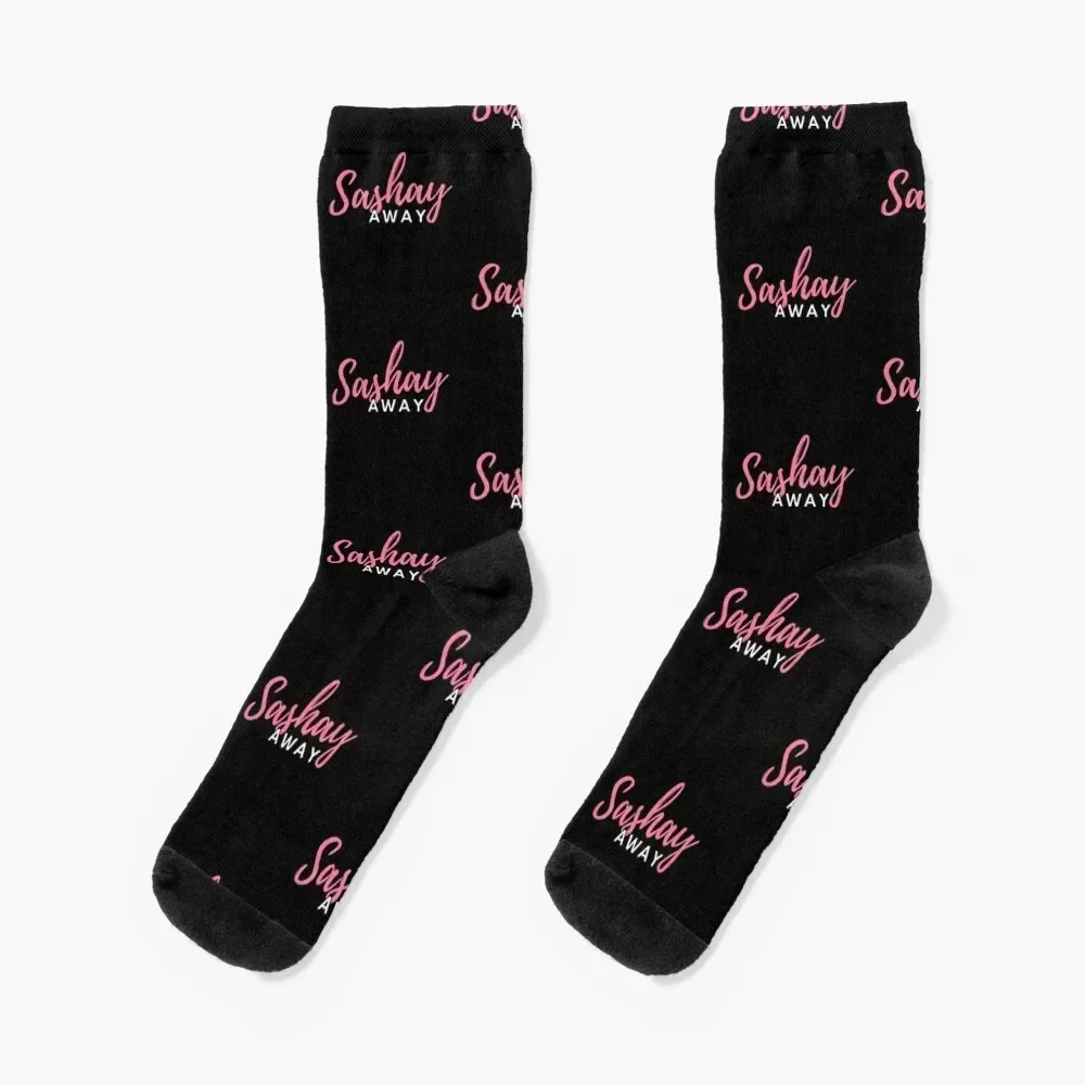 

Sashay Away (script) - Ru Paul's Drag Race Socks winter gifts short Lots Socks Women Men's