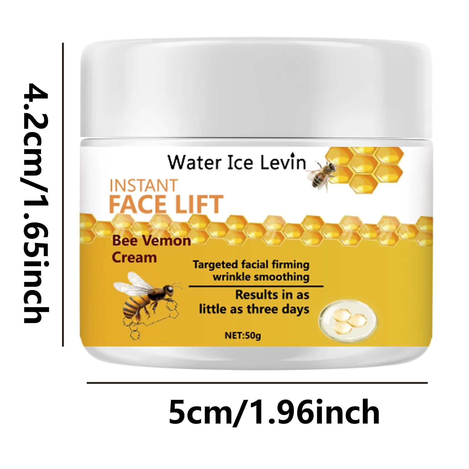 Bee Venom Facial Repair is a facial care product that tightens skin, improves skin quality, and smooths wrinkles and fine lines