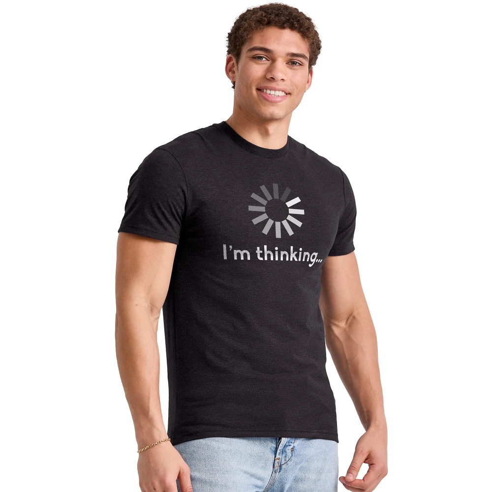 

Мужская футболка Hanes Essentials с короткими рукавами и графическим рисунком S - 4XL, качественные уникальные футболки с графическим рисунком, универсальный топ с короткими рукавами