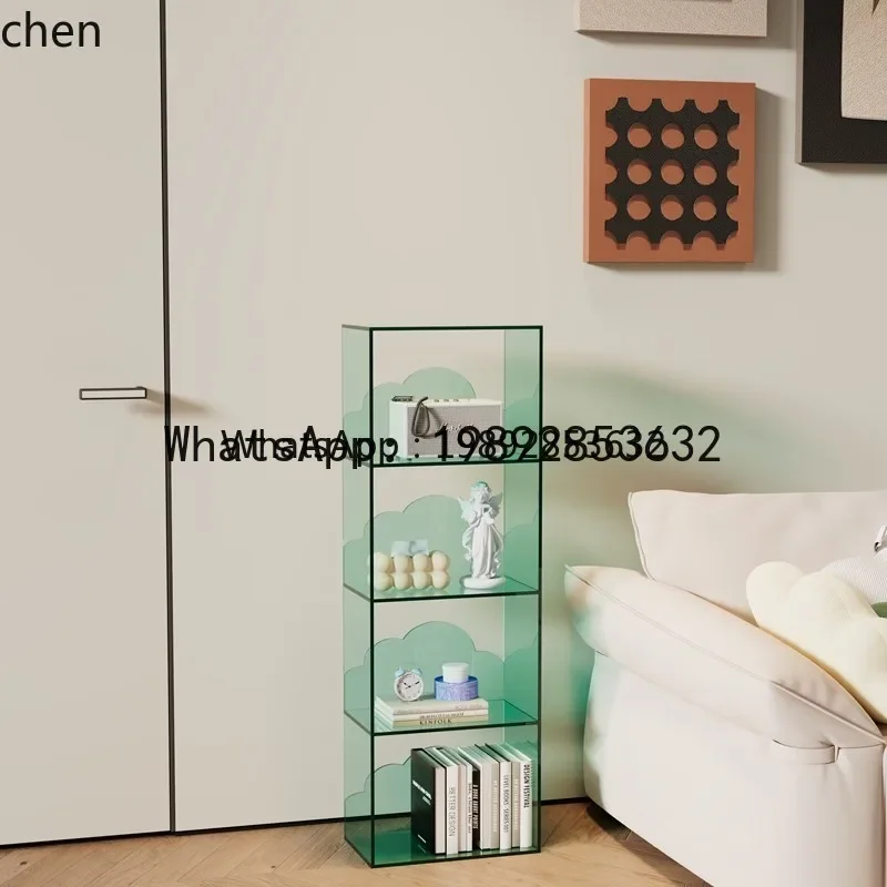 a20acrylic display stand modern minimalist creative floor against the wall cloud-shaped shelf home decor